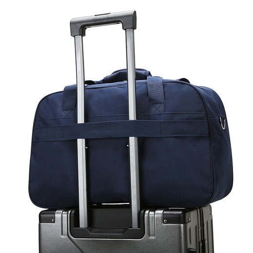 畅印大容量手提旅行包男出差行李袋可挂拉杆箱单肩手提衣服旅行袋   灰色小号