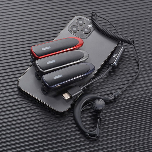 VISRIG walkie-talkie mini thin and light micro walkie-talkie wireless mobile phone restaurant hair salon Bluetooth walkie-talkie headset ear-hook intercom small machine mini exclusive version ear-hook J1
