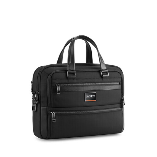 Samsonite Computer Bag High-End President Bag Men's Handbag Fashion Men's Bag Business Briefcase HO0*09007 Black