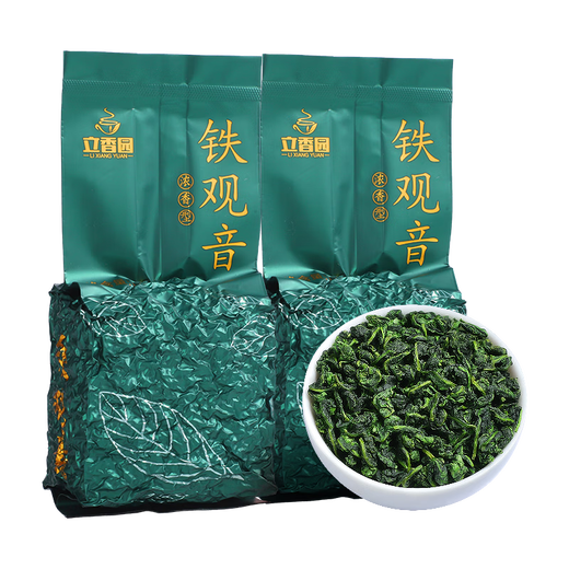 立香园铁观音茶叶浓香型 新茶 安溪高山乌龙茶正味兰花香抽真空 特选125g*2袋