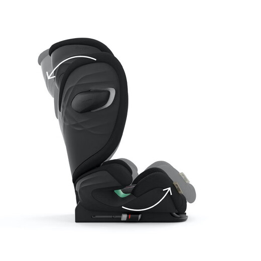 Cybex safety seat 3-12 years old children's car seat double standard certification SolutionG-Plus Moon Black