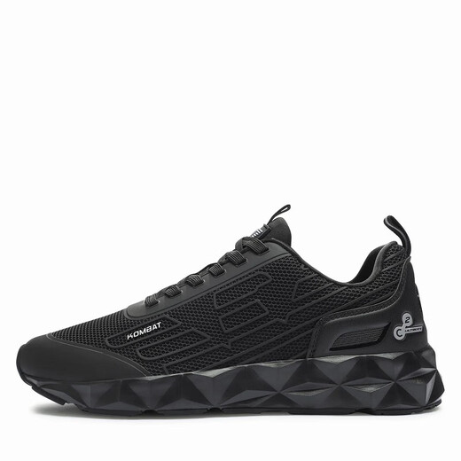 
Armani ARMANI men's shoes for men's spring and summer new classic eagle-standard breathable comfortable lace-up shoes X8X154XK357 Black and silver M826 6 US6 UK5.5 EUR38 2/3