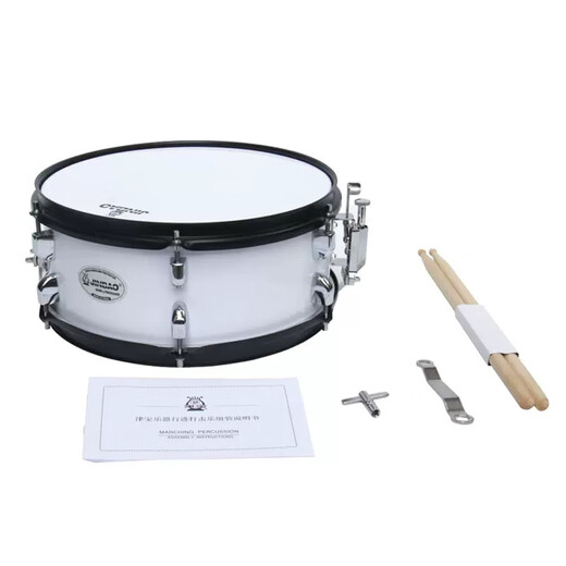 
Jinbao genuine Jinbao wood-collar small snare drum JBMP1355 team drum and wind band instrument 13 inch marching back frame Jinbao JBMP-1355 small snare drum 13 inch (free back frame