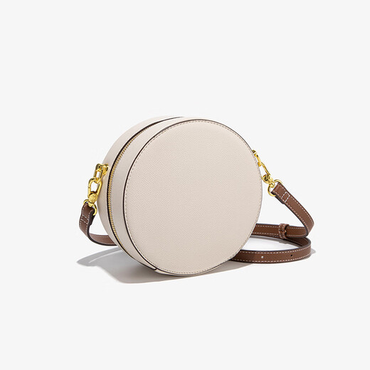 Bolso de mujer inteligente / ketch ck nuevo estilo 2023 bolso de hombro retro bolso cruzado de cuerpo de cuerpo alto regalo de cumpleaños redondo de gama alta para novia beige blanco