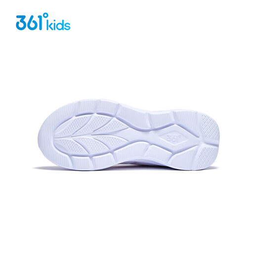 361°儿童运动鞋25冬男女童3-14岁皮面加绒保暖缓震棉鞋 紫32