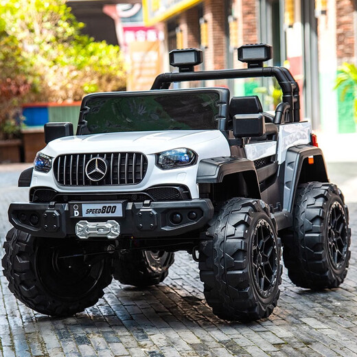 Ein super großes Elektroauto für Kinder kann als 3-6-jährige Kinderwagen-Kinderwagen für Kinder verwendet werden, damit Kinder mit vier radioniertem, lackiertem rotem Allradantrieb fahren: 12V10+Soft Seat+Vollfunktion