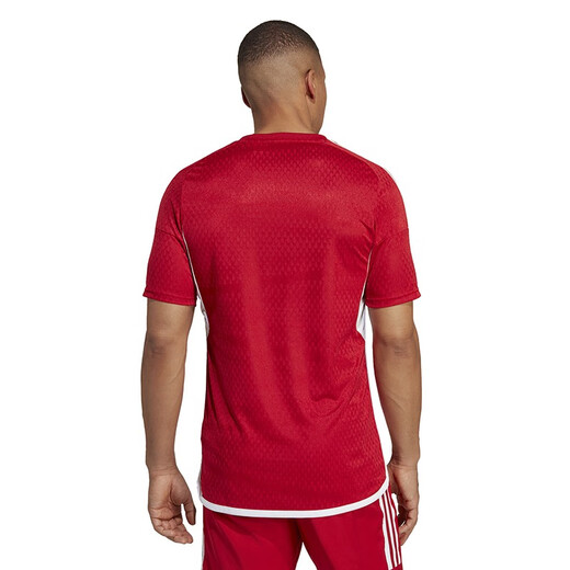 Adidas (adidas) Cool Soccer Adidas Football Training Suit Team Team Couple Competition Suit Short Sleeve Shorts Printing HL4712 BIND27951-9214 Red Clothes Black Pants Set S