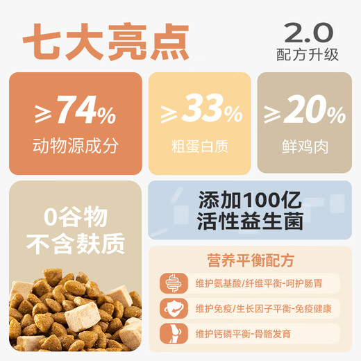 MYFOODIE Dog Food Beef and Goat Milk Full Price Freeze-Dried Food Teddy Golden Retriever Corgi Small Dog General Puppy Food 2kg 6kg Beef and Goat Milk Full Price Freeze-Dried Puppy Food 0lb (Subject to actual Specifications)