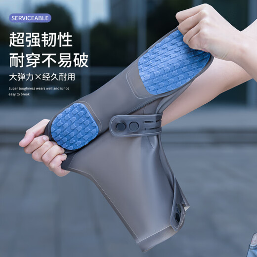 正雨雨鞋套防雨鞋套防滑耐磨加厚儿童鞋套便携式雨靴成人男女防水鞋