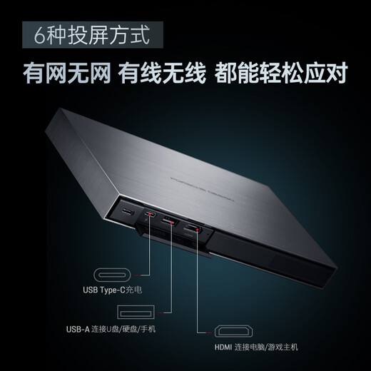 XGIMI RS AIR Porsche Design Projector Home Portable Projector (Ultra-thin Metal Body Built-in Battery XGIMI Exclusive 2-Year Full Warranty)