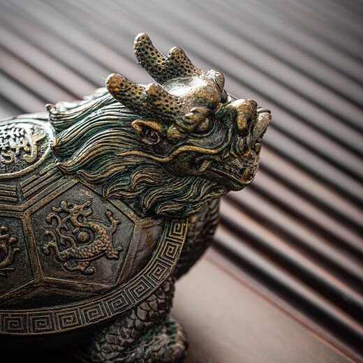 Tangfeng (TANGFENG) color-changing tea pet small ornaments can raise tea insects, creative turtle tea play, tea accessories on the new Chinese tea table, color-changing turtles