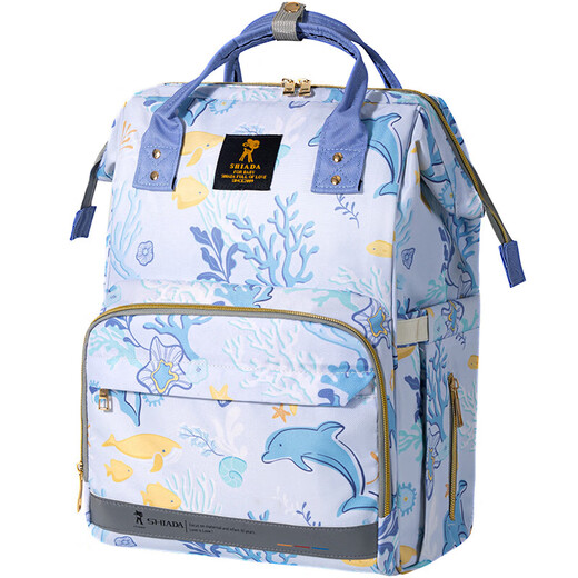 Xin'an Dai Mommy Baby Travel Mackpack Multifuncional Gran capacidad de moda Ligera de moda conveniente Mom Bolsa Hom Hom Hom Fantasy mejorada [impermeable y anti-pelusa de gran capacidad]