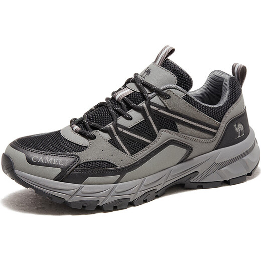 
Camel (CAMEL) hiking shoes for men spring and summer water-proof outdoor hiking shoes for women 7031, dark gray/black, men 40