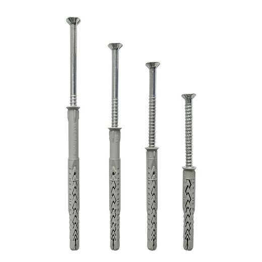 Fischer expansion bolt screw extended nylon anchor SXRL10mm hexagonal head lightweight wall hollow brick concrete solid brick imported from Germany 10x100FUS with hexagonal head nail 1 piece 522720