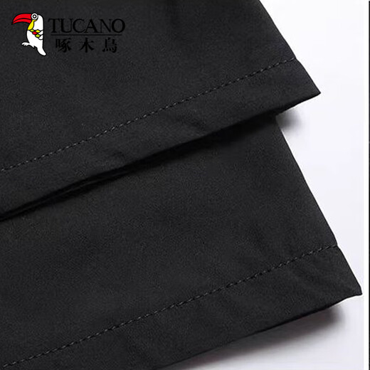 
Woodpecker Trousers Men's Summer New Ice Wire High-Stretch Straight Pants Men's No-Iron Business Comfortable and Versatile Casual Long Pants XK806 Black + Dark Gray [Two Packs] 29 (100-110Jin [Jin equals 0.5 kg])