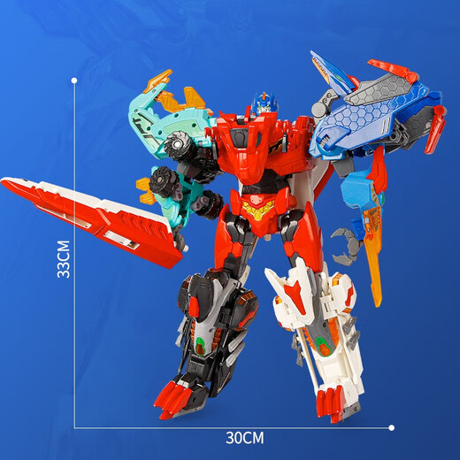Jinjiang (Jinjiang) Divine Beast Vajra 6 Earth Shield Children's Transformation Toy Invincible Divine Beast Vajra Robot Boy Toy Gift 6 Generation Divine Beast Vajra Elite Edition - Bai Ze King Kong