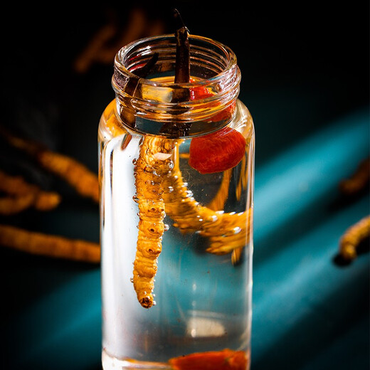 San Dikang Cordyceps sinensis, neue getrocknete Cordyceps nahrhafte Geschenke, Geschenke für Älteste, Ernährungsprodukte, 4 Stöcke/g, 30 Gramm, 120 Sticks