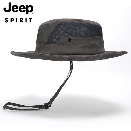 吉普（JEEP）帽子男薄透气夏季遮阳帽男女士休闲户外太阳帽运动骑行防晒渔夫帽