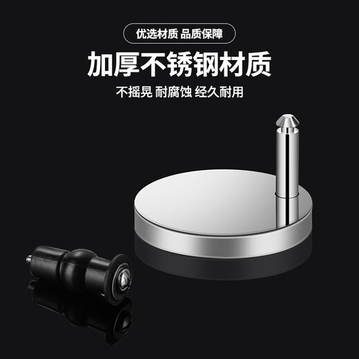 爽威马桶盖螺丝配件固定螺栓通用圆形老式坐便器盖板卡扣上装快拆固定膨胀螺栓 1对装  MT-螺丝01