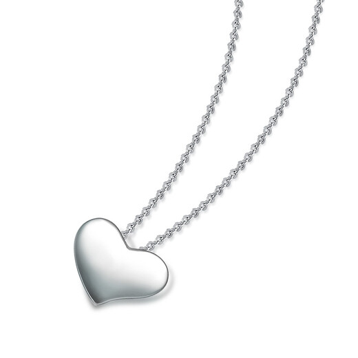 Avani PT950 platinum necklace for women heart-shaped platinum clavicle chain pendant set chain for girlfriend heart-shaped platinum necklace