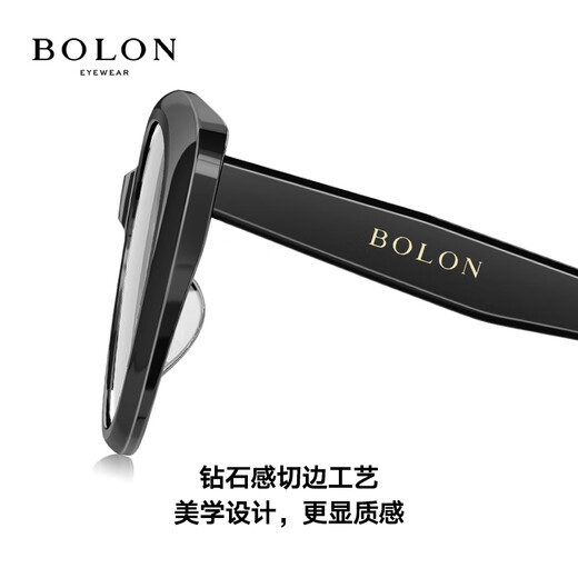 
BOLON Tyrannosaurus myopia glasses new product cat eye black frame optical frame can be matched without makeup female BJ3191 B20-tortockshell single frame