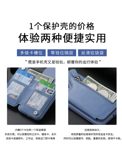 Münzbrieftasche integriert Vivo geeignet für x80 Mobiltelefon Hülle Wallet Card Hülle X70 mit Kartenbeutel X60-Halter