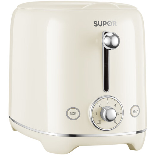 SUPOR Toaster Breakfast Toaster Automatic Home Small Toaster Toasted Bun Slices Bread Sandwich Double-sided Heating and Reheating 6 Adjustable Levels DJ806
