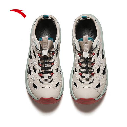 ANTA Tanye Sports Sandals Men's Summer Casual Trendy Croc Shoes Outdoor Mountaineering Hiking River Tracing Shoes Slippers Tanye Iron Man Gray/Mountain Green/Basic Black-2 42.5