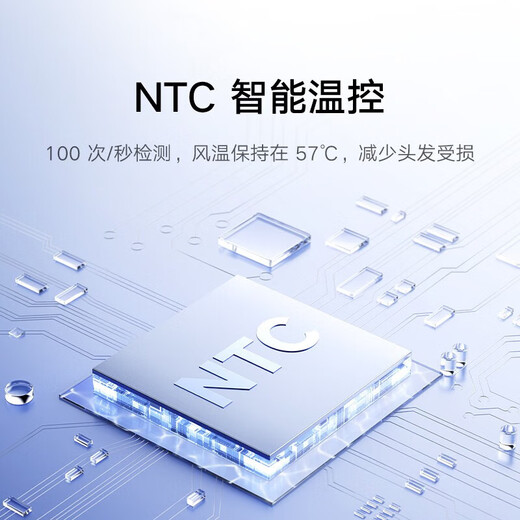 Xiaomi (Mi) Mijia Hochgeschwindigkeit Haartrockner Galaxie grau H701 Freie OM-Baumwolltücher für Haushalt schwerer Wind weht schnell trocknende Nano-Wasser-Ionen-Haarpflege intelligente konstante Temperaturkontrolle
