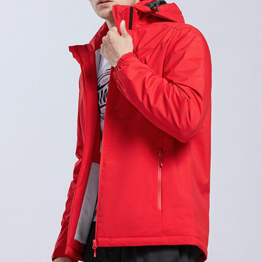 Woodpecker (Tucano) Plus Chaqueta integrada de terciopelo para mujeres y hombres con una sola capa de otoño e invierno chaqueta de montañismo