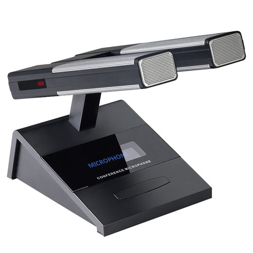 Yingsheng GIFTED SOUNDGS wired conference microphone gooseneck double pole double round pole podium desktop speech condenser dual microphone (D type) gooseneck