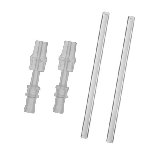 
Other brands adapt to Lockkook Water Cup Accessories Glass Cup Suction Nozzle LLG689ABF860 Coffee Cup Straw Head Water Cup with 500ml Original Suction Nozzle 2 + PE hard tube 1