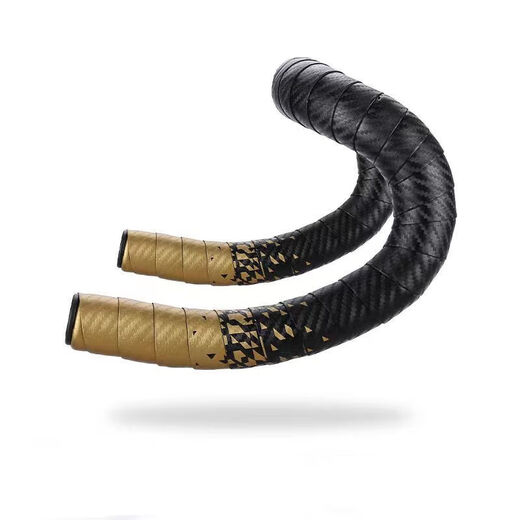 Gu Jianmu road handlebar tape bicycle gradient hand-bent handlebar tape non-slip wear-resistant two-color silicone shock-absorbing strap bent bar tape black and white (2050mm) two rolls price