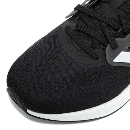 阿迪达斯 （adidas）男鞋 2025夏季新款运动鞋网面透气缓震耐磨舒适休闲鞋跑步鞋男 IF4839/黑白 40.5