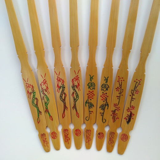 
ONEVAN Yangqin Qinzhu Guixili Gui design Qinzhu practicing and playing Qinzhu Tube Zipeng sending bamboo tube Nut design plum blossom pattern + tube + leather tube