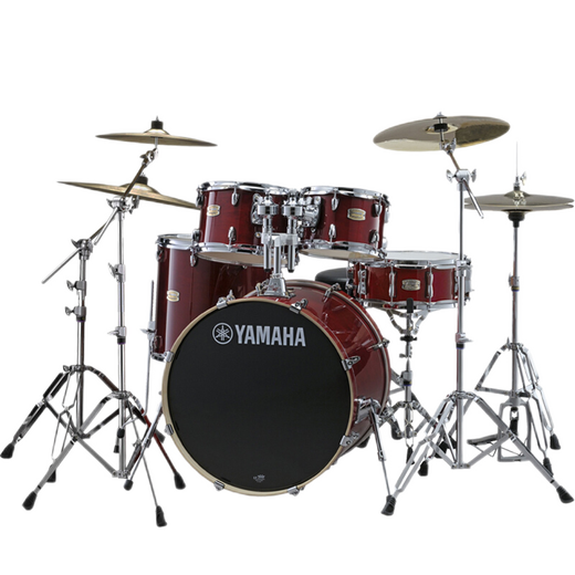 Yamaha (Yamaha) Drum Stage Star Stage Stage Custom Jazz Drum Adult Children's Grading Exercice Percussion Drum Pure White PW + Pester 101 Cymbal + Giveaway