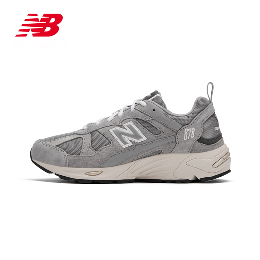 NEW BALANCE  NB878官方老爹鞋男鞋女鞋情侣复古灰色网面透气低帮休闲运动鞋 灰色 CM878MC1 36 (脚长22cm)
