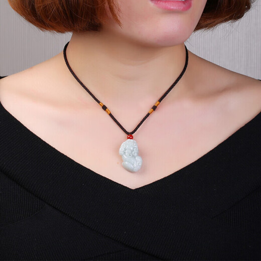 Impression Eyes [Chinese Valentine's Day Gift] Jade Pendant Pixiu Pendant Jade Necklace [Mother's Day Gift for Mom]