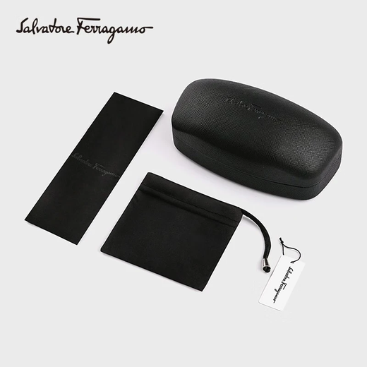 菲拉格慕（Salvatore Ferragamo）太阳镜女时尚百搭金属镜框眼镜开车防晒遮阳墨镜女248SA 礼物 248SA-719