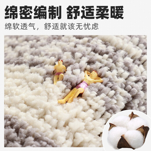 Huaxu Home Carpet Bedside Rug Bedroom Room Bedside Tatami Non-slip Water Absorbent Thickened Warm Living Room