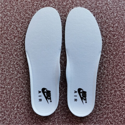 步牧斯耐克鞋垫适配原装nike air force 1空军一号老爹板鞋跑步运动军训 蓝色黑标AIR 40码