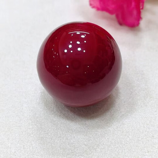 Taijufu Coral Ox Blood Red Blood Red Loose Beads Single Beads Deep Red Natural Multi-Specifications Large Particles DIY Jewelry Seven 18mm 1 Price