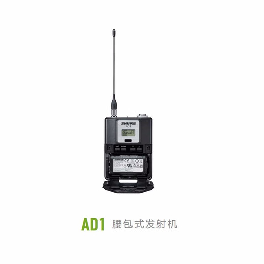 SHUREAD4D4Q wireless receiver AD2/SM58/B58A/B87/KSM8911 wireless microphone performance conference AD1 single wireless bodypack