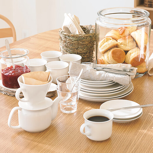 MUJI rice porcelain cup, water cup, coffee cup, home simple, about 330ml 4S