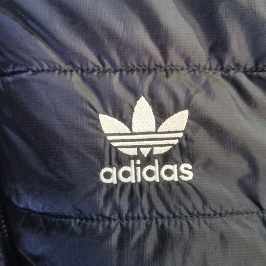 阿迪达斯 （adidas）三叶草棉服男士秋冬季防风立领加厚保暖休闲棉衣夹克外套 HL9215蓝色 M