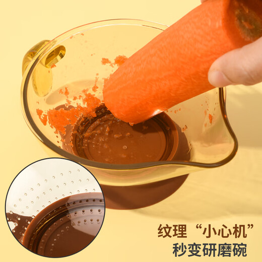 COOKSS baby food supplement bowl newborn grinding bowl water feeding baby rice flour rice paste tableware bowl spoon set with lid
