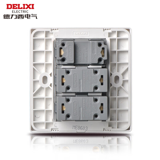 四孔插座带开关86型 一开双控四孔 1开4孔两位二孔单开四孔