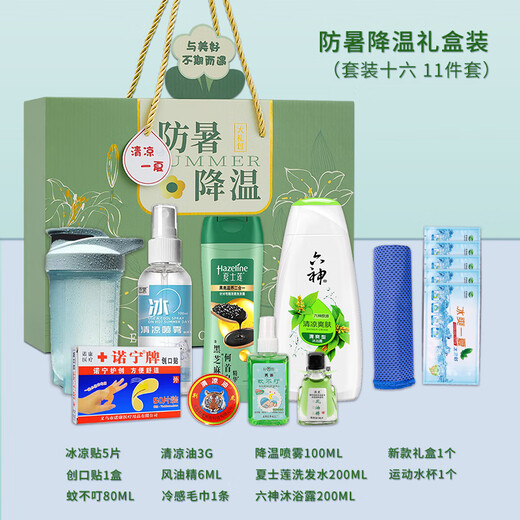 Atelier privé, coffret cadeau prévention des coups de chaleur et refroidissement, cadeau d'affaires, frénésie de fournitures de refroidissement personnalisées, condoléances haute température, souvenirs d'été