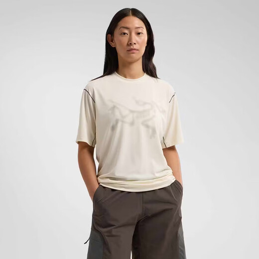 Archaeoptera SYSTEM-A Series Drop 06 Tyjax SS Tee Solid Color Logo Men's and Women's Print Round Neck Short Sleeve T-shirt Off-white L

