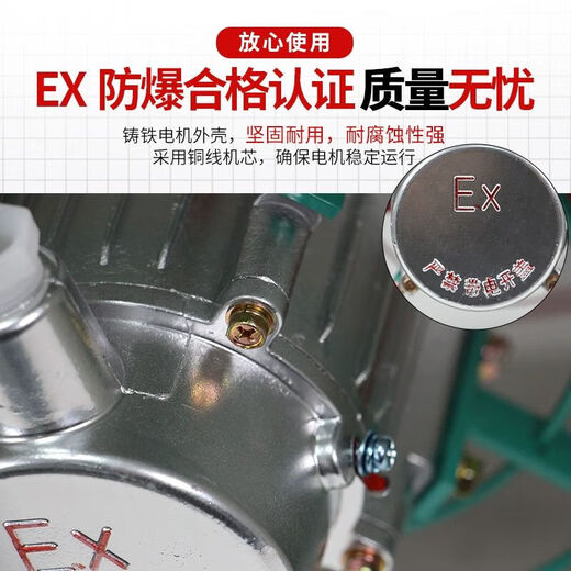 Fan 220v/380v explosion-proof explosion-proof axial flow fan industrial fire protection chemical fan ventilation exhaust 220V CBF300 louver type